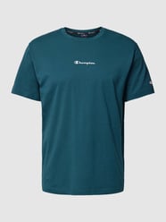 T-Shirt mit Label-Print von CHAMPION Blau - 23