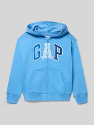 sweatjack met logo en kangoeroezak van GAP - 29
