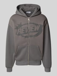 Sweatjacke mit Label-Print von REVIEW - 40