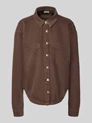 Loose fit overshirt met wol met model 'ALVA' van NOISY MAY® - 10