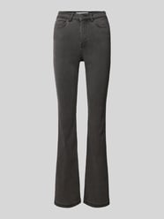 Slim Fit Bootcut Jeans im 5-Pocket-Design Modell 'SALLIE' von Noisy May Grau - 7