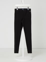 Slim Fit Chino aus Jersey Modell 'Marco' von Jack & Jones Grau / Schwarz - 27
