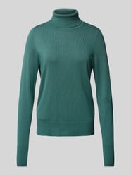 Gebreide pullover met ribboorden van Christian Berg Woman Groen - 44