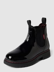 Chelsea Boots mit Label-Detail Modell 'OHIO' von Levi's® Grau / Schwarz - 48
