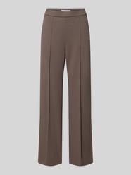 Gerade Hose mit fixierten Bügelfalten Modell 'RENEE' von Raffaello Rossi Beige - 16