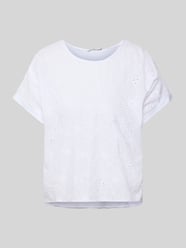 T-Shirt mit Strukturmuster von ZABAIONE - 43