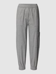 Hose mit Allover-Muster von Marc O'Polo Braun - 22