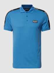 T-Shirt mit Label-Design von EA7 Emporio Armani Blau - 24