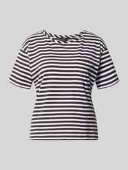 T-Shirt im Allover-Look mit Rundhalsausschnitt von monari - 7