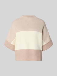 Sweter z dzianiny ze stójką od MORE & MORE - 32