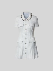 Knielanges Kleid mit Hemdblusenkragen von Self-Portrait - 1