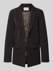 Regular fit longblazer met leo-motief binnenkant model 'BOZZY' van PIECES - 19