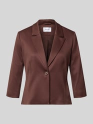 Żakiet o kroju slim fit z kołnierzem z połami i rękawem o dł. 3/4 od MORE & MORE - 2