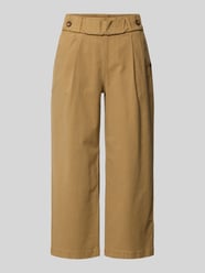 Culotte van viscosemix met knoopsluiting model 'Martinique' van Buena Vista Beige - 1