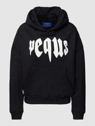 Hoodie mit Label-Print von PEQUS Schwarz - 40