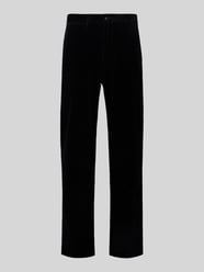 Stretch Straight Fit Cordhose mit Gürtelschlaufen Modell 'BEDFORD von Polo Ralph Lauren Schwarz - 13