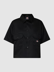Bluzka koszulowa z naszywką z logo od Dickies Czarny - 43