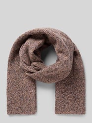 Grof gebreide sjaal van wol van Christian Berg Woman Fuchsia - 25