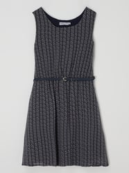 Kleid mit Taillengürtel von Happy Girls Blau / Türkis - 14