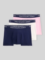 Majtki & obcisłe bokserki z mieszanka bawełny model 'CLSSIC TRUNK-3 PACK' od Polo Ralph Lauren Underwear Fuksjowy - 10
