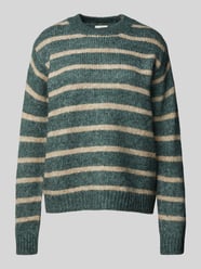 Gebreide pullover met ronde hals, model 'Katrina' van Kaffe Groen - 8