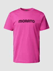 T-Shirt mit Label-Print von Antony Morato Pink - 12