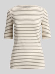 regular fit T-shirt van katoenmix van Lauren Ralph Lauren Beige - 23