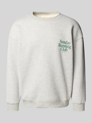 Sweatshirt met ribboorden van ANOTHER COTTON LAB - 29