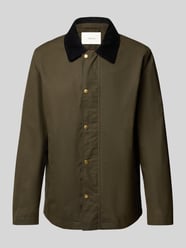 Regular fit gewaxt jack van puur katoen, model 'WALTER' van SELECTED HOMME - 8