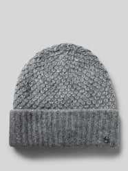 Muts met omslag en labeldetail van comma - 1