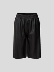 Bermudas im Leder-Look von MM6 Maison Margiela Grau / Schwarz - 21