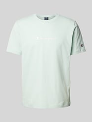 Oversized T-Shirt mit Label-Print von CHAMPION Grün - 23