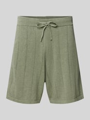 Regular Fit Shorts mit Lochmuster von Colours & Sons - 33