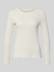 Bluzka z długim rękawem o kroju slim fit z czystej bawełny od Christian Berg Woman - 21