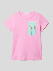 T-shirt met motiefprint van Tom Tailor Roze - 16