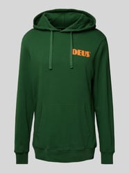 Oversized Hoodie mit Label-Print von DEUS EX MACHINA Grün - 46