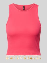 Top o kroju slim fit z mieszanki bawełny model 'SHELLY' od ONLY - 28