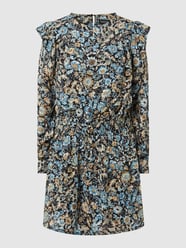 Jurk met bloemenmotief, model 'Melvine' van Soaked in Luxury Blauw / turquoise - 12