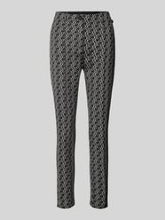 Slim fit broek in verkorte pasvorm van Marc Cain - 6