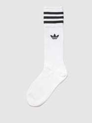 Socken aus elastischem Baumwoll-Mix im 3er-Pack von adidas Originals Weiß - 24