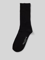 Socken aus weicher Bio-Baumwolle mit angenehmem Abschlussbund von Marc O'Polo Schwarz - 15