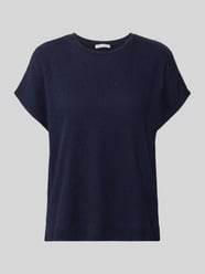 T-Shirt mit Strukturmuster und Rundhalsausschnitt von Christian Berg Woman - 13