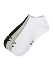 Sneakersocken mit Label-Detail im 3er-Pack Modell 'Sneaker Sock' von CHAMPION Grau - 43