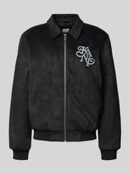 Jack in leerlook met labelstitching van KARL KANI - 48