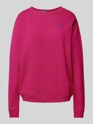 Bluza z obniżonymi ramionami od Polo Ralph Lauren Fuksjowy - 36