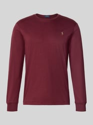 Longsleeve mit gerippten Abschlüssen von Polo Ralph Lauren Bordeaux - 1