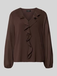 Regular Fit Langarmbluse in Crêpe-Optik von s.Oliver BLACK LABEL - 41