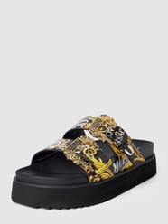 Sandały z podeszwą na platformie od Versace Jeans Couture Czarny - 39