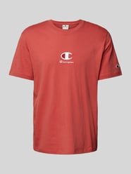 T-Shirt mit Label-Stitching von CHAMPION Rot - 6