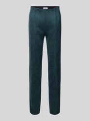Skinny Fit Stoffhose mit Ziernähten von Christian Berg Woman - 47